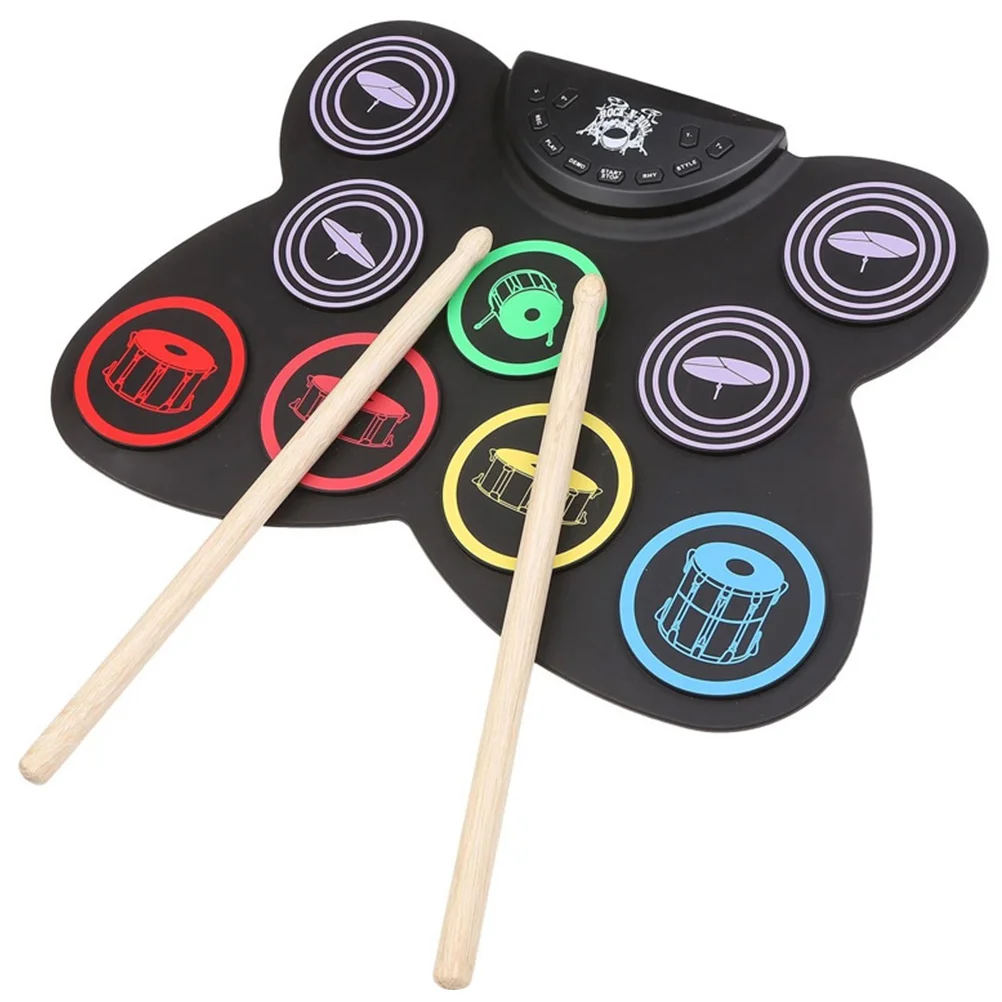 Hand Roll Electronic Drum for Kids Roll-up Kit Practice Beginner Portable Adults
Hand Roll Electronic Drum for Kids Roll-up Kit Practice Beginner Portable Adults