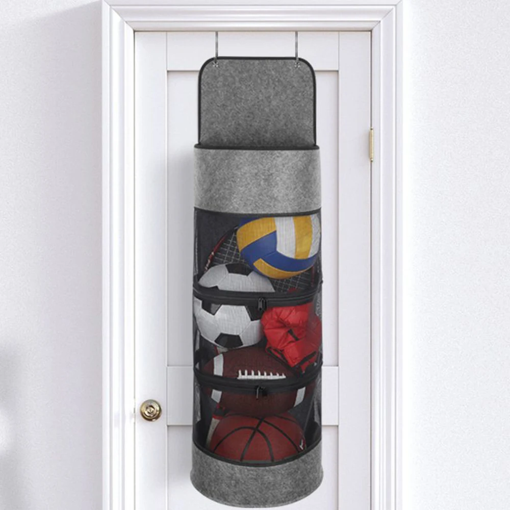 Basketball Storage Bag Visible Net Bag Children's Home Wall-mounted Ball Storage Rack Home Storage Football Volleyball Supplies
Basketball Storage Bag Visible Net Bag Children's Home Wall-mounted Ball Storage Rack Home Storage Football Volleyball Supplies