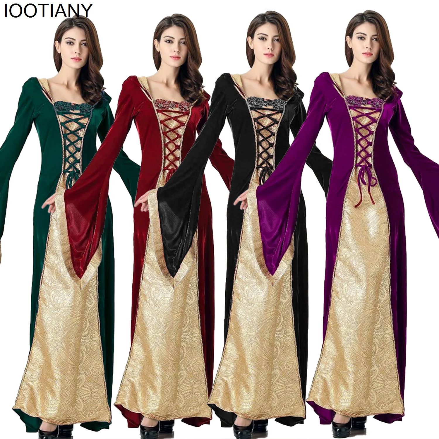 European Medieval Victoria Queen Princess Wedding Party Formal Dress Halloween Women Carnival Court Noble Palace Cosplay Costume
European Medieval Victoria Queen Princess Wedding Party Formal Dress Halloween Women Carnival Court Noble Palace Cosplay Costume