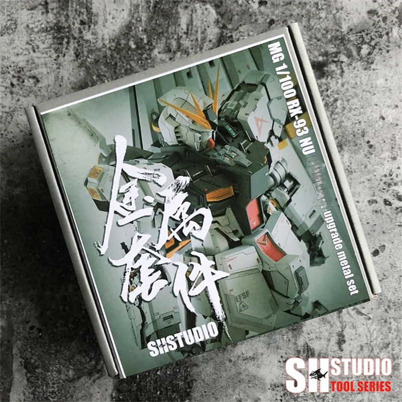 

SH Studio Detail-up Set For 1/100 MG NU Ver Ka Metal Modification For Mobile Suit Models Toys Metal Accessories