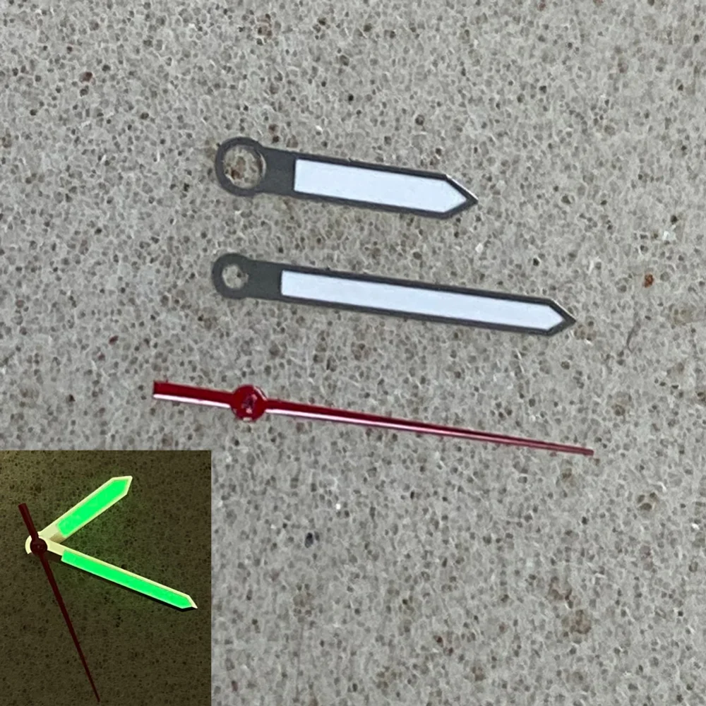Watch Hands Green Luminous for NH35 and NH36 Movements Watch Accessories Watch Repair Parts
Watch Hands Green Luminous for NH35 and NH36 Movements Watch Accessories Watch Repair Parts