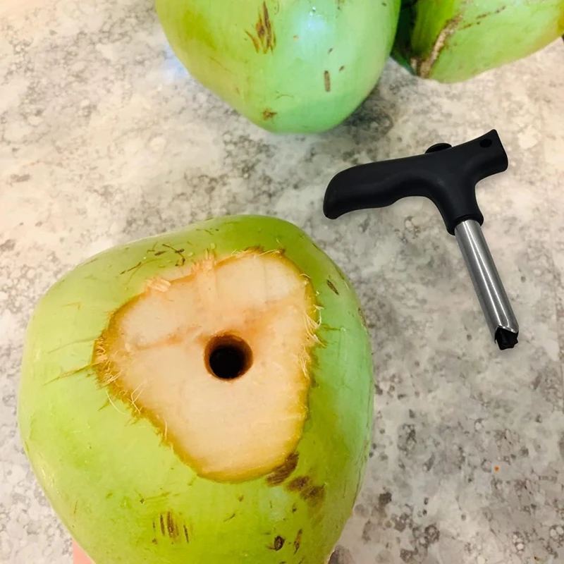Stainless Steel Coconut Opener Tool, Straw Hole Maker Safe & Easy To Open Coconut Tool
Stainless Steel Coconut Opener Tool, Straw Hole Maker Safe & Easy To Open Coconut Tool