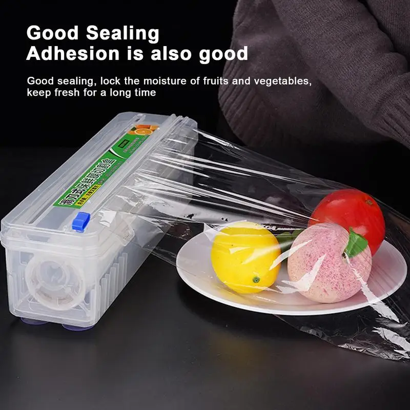 Kitchen Cling Film Cutting Box Food Wrap Cutter Dispenser Foil Cling Wrap Dispenser Film Storage Holder Kitchen Accessories
Kitchen Cling Film Cutting Box Food Wrap Cutter Dispenser Foil Cling Wrap Dispenser Film Storage Holder Kitchen Accessories