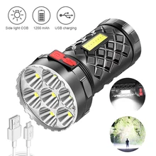 Super Bright LED Flashlight Portable Lantern USB Rechargeable COB Side Light 4 Modes Outdoor Camping Adventure Torch
Super Bright LED Flashlight Portable Lantern USB Rechargeable COB Side Light 4 Modes Outdoor Camping Adventure Torch