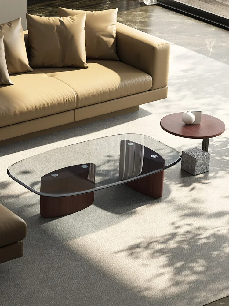 Coffee Table Light Luxury Modern Minimalist Living Room Glass Coffee Table Combination Rectangular Creative Tea Table
Coffee Table Light Luxury Modern Minimalist Living Room Glass Coffee Table Combination Rectangular Creative Tea Table