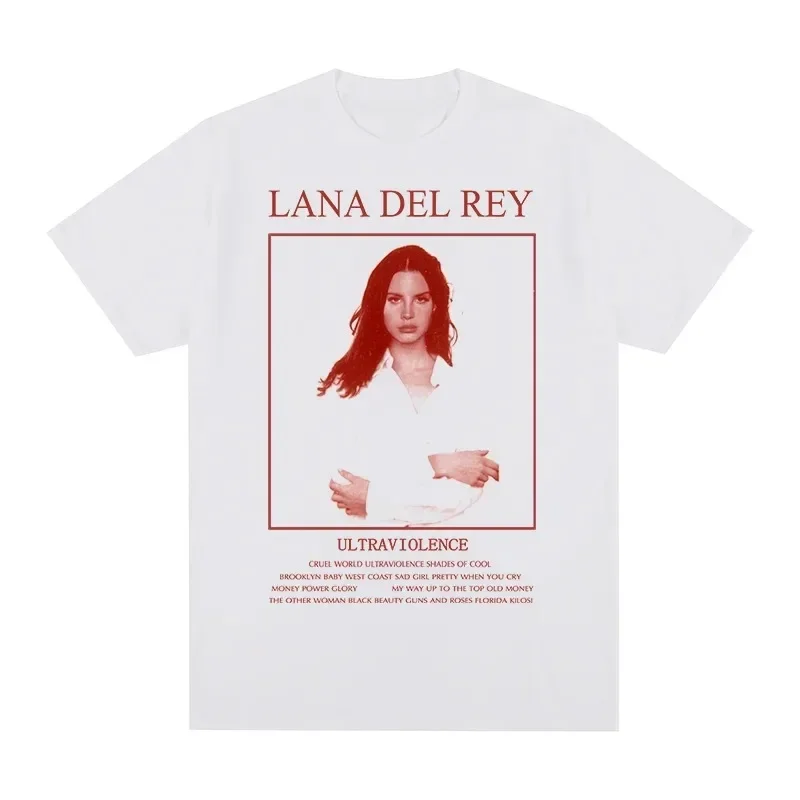 Lana Del Rey Vintage T-shirt Harajuku Casual Cotton Men T shirt New Tee Tshirt Womens Tops
Lana Del Rey Vintage T-shirt Harajuku Casual Cotton Men T shirt New Tee Tshirt Womens Tops