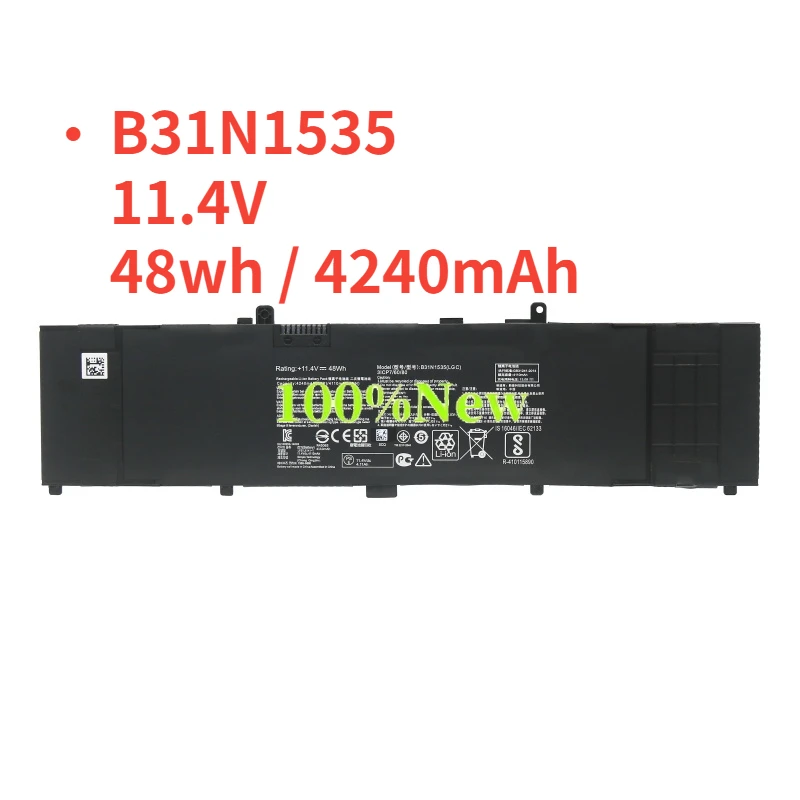B31N1535 Аккумулятор для ноутбука ASUS ZenBook UX310 UX310UA UX310UQ UX410 UX410U UX410UA UX410UQ U4000U U400UQ RX310U 48WH
B31N1535 Аккумулятор для ноутбука ASUS ZenBook UX310 UX310UA UX310UQ UX410 UX410U UX410UA UX410UQ U4000U U400UQ RX310U 48WH