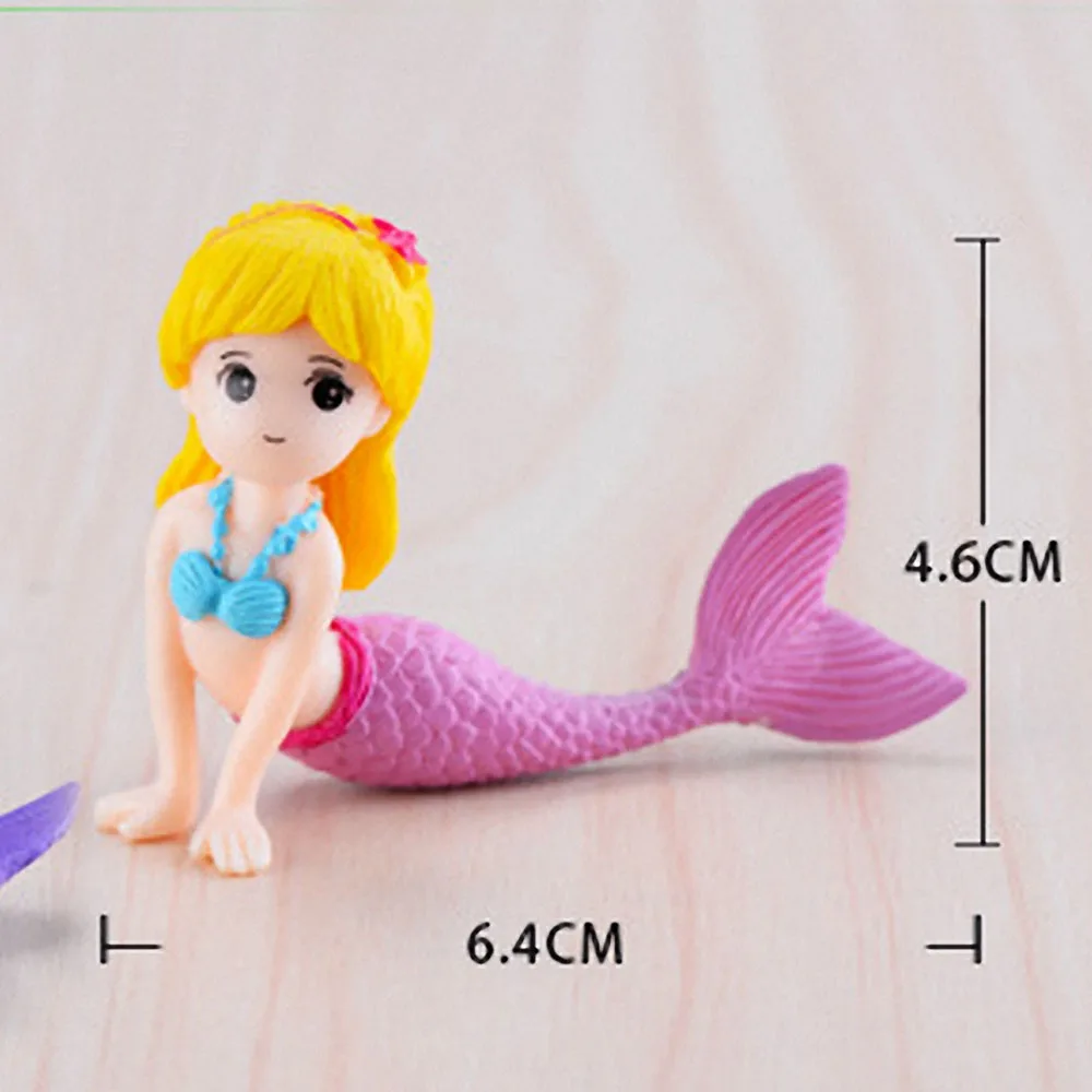 Pretty Little Mermaid Figurines for Aquarium Kawaii Artificial Mermaid Ornaments Fish Tank Handicrafts Desk Aquarium Decoration Pretty Little Mermaid Figurines for Aquarium Kawaii Artificial Mermaid Ornaments Fish Tank Handicrafts Desk Aquarium Decoration