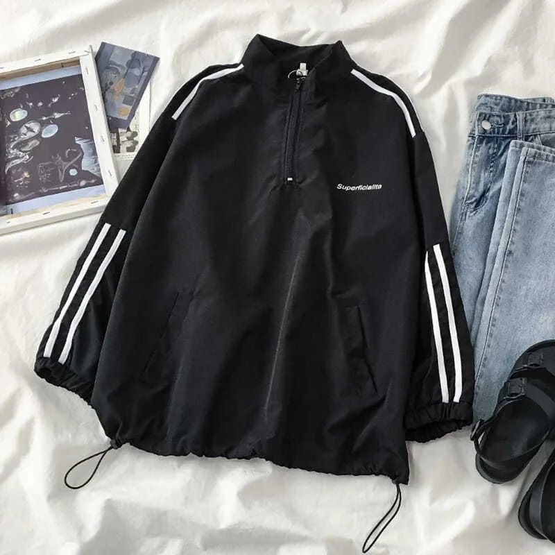 Spring Autumn New Sports Sweatshirt Women's Long Sleeve Shirts Black Lightweight Short Zipper-up Jacket Unisex Punk Streetwear
Spring Autumn New Sports Sweatshirt Women's Long Sleeve Shirts Black Lightweight Short Zipper-up Jacket Unisex Punk Streetwear