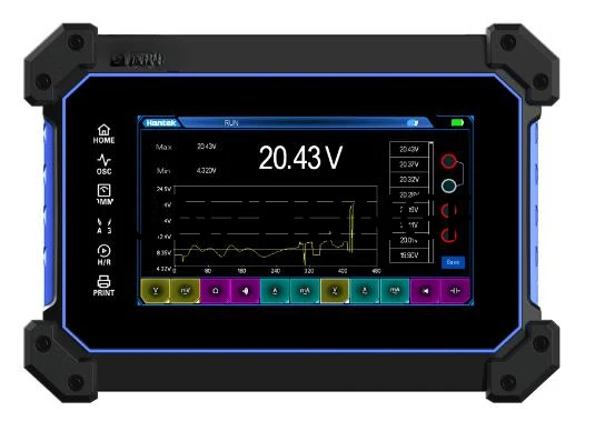 With 2 Channel 250Mhz 1GS/s Multimeter TO1252C Tablet Oscilloscope,Digital Touch Screen Storage Oscilloscope
With 2 Channel 250Mhz 1GS/s Multimeter TO1252C Tablet Oscilloscope,Digital Touch Screen Storage Oscilloscope