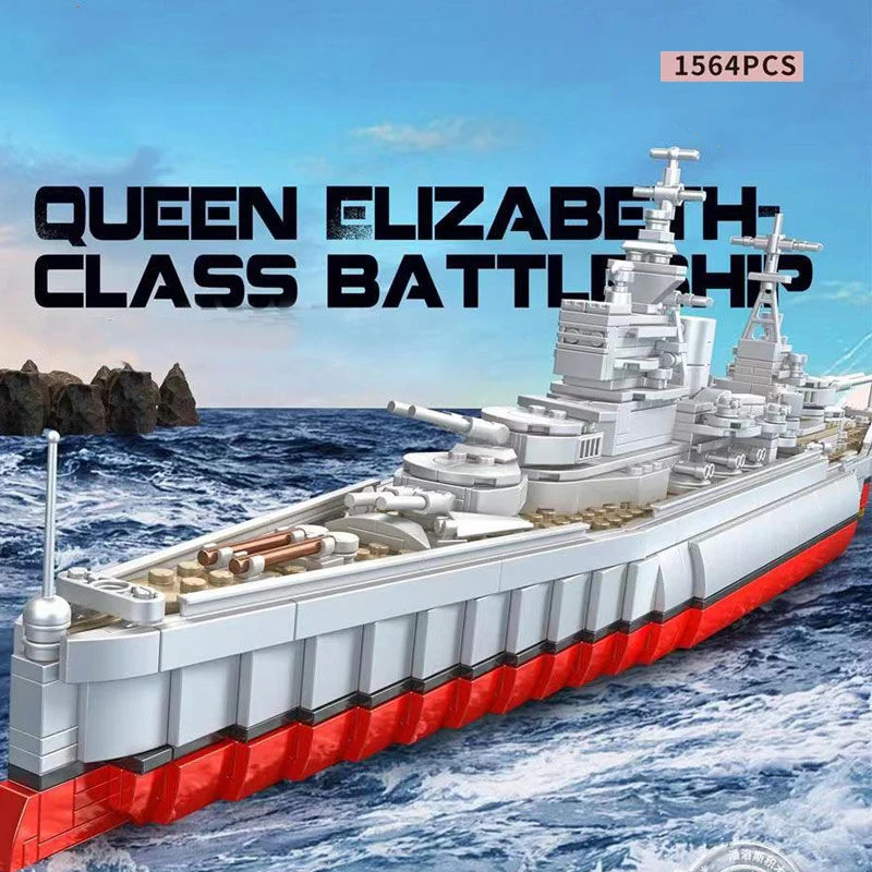 World War II Military Model Series Queen Elizabeth Class Battleship Collection Model Ornament Building Blocks Bricks Toys
World War II Military Model Series Queen Elizabeth Class Battleship Collection Model Ornament Building Blocks Bricks Toys