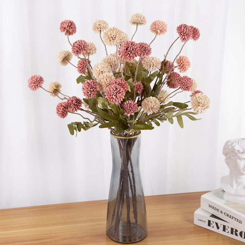 5Head Dandelion Flowers Ball Branch Artificial Flowers Silk Hydrangea Bouquets For Wedding Home Decor Fake Plants Party Supplies
5Head Dandelion Flowers Ball Branch Artificial Flowers Silk Hydrangea Bouquets For Wedding Home Decor Fake Plants Party Supplies