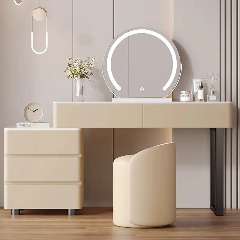 

Beauty Salon Luxury Dressers Bathroom Nordic Standing Mirror Bedroom Vanity Dressers Modern Comoda Pra Quarto Furniture HDH