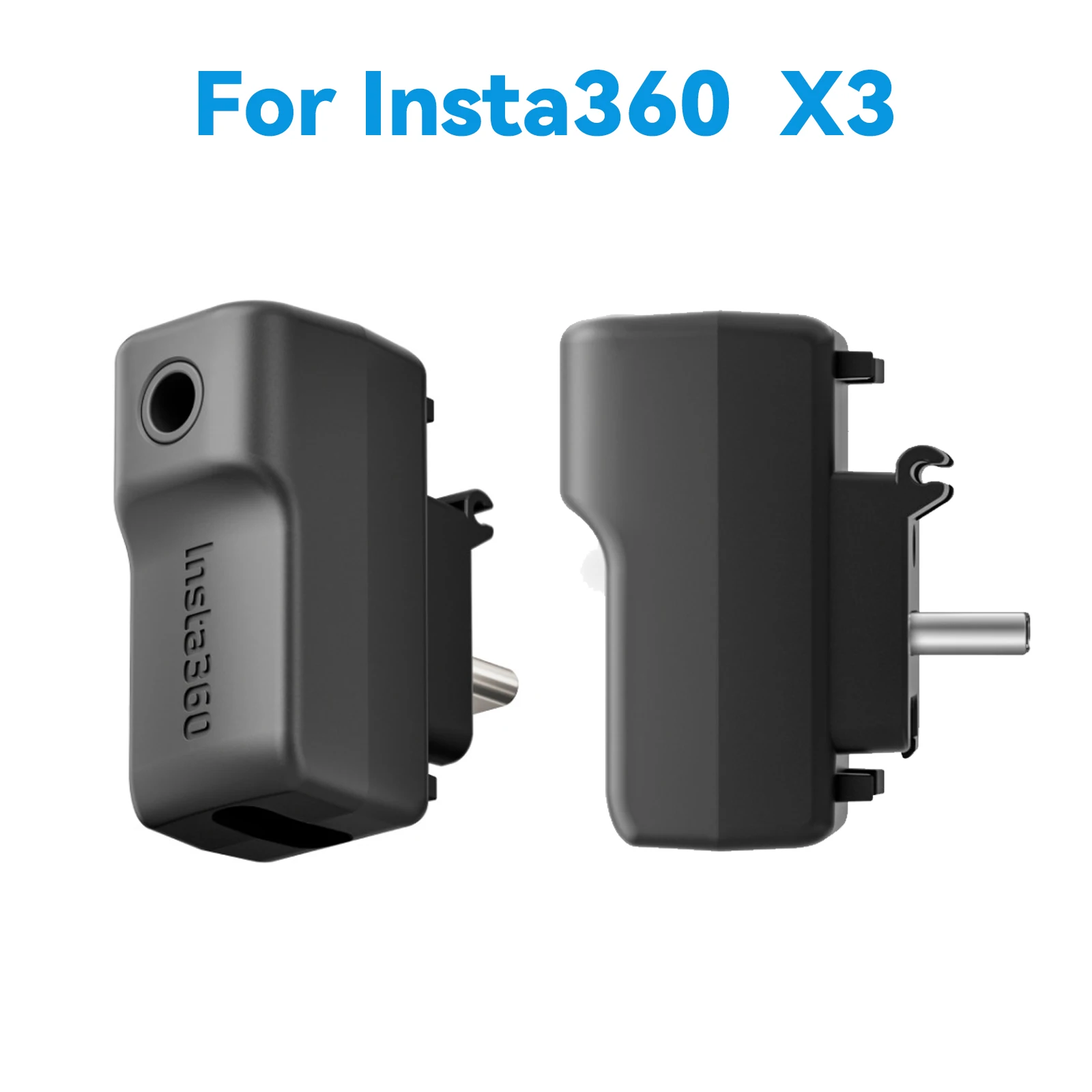 For Insta360 X3 Mic Adapter External Microphone Adapter Camera Type-C And 3.5mm Audio Ports Support Charging While Recording
For Insta360 X3 Mic Adapter External Microphone Adapter Camera Type-C And 3.5mm Audio Ports Support Charging While Recording