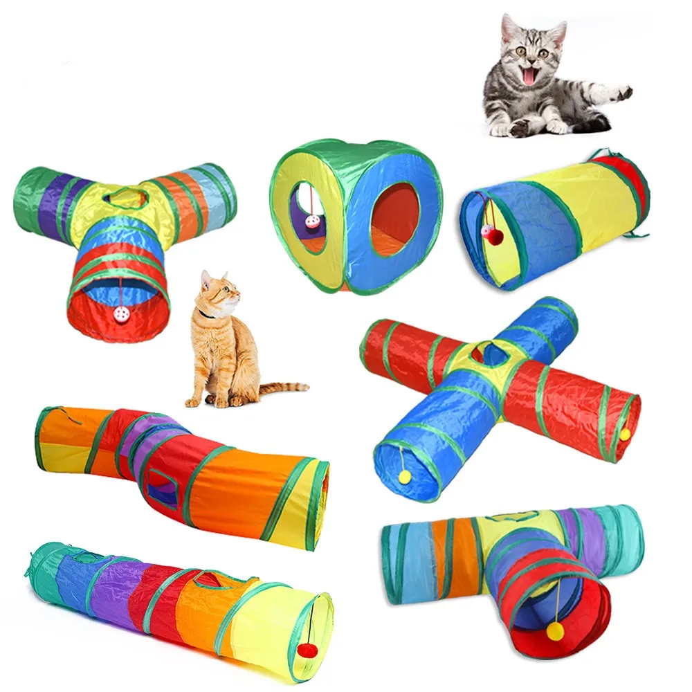 Pet Kitty Cats Tunnel Foldable Cat Toys Pet Training Interactive Fun Toy Tunnel Bored For Puppy Kitten Rabbit Play Tunnel Tube
Pet Kitty Cats Tunnel Foldable Cat Toys Pet Training Interactive Fun Toy Tunnel Bored For Puppy Kitten Rabbit Play Tunnel Tube