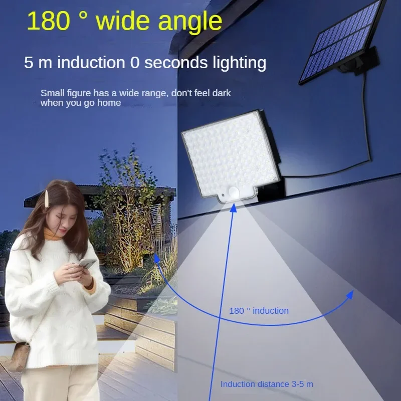 348 LED Outdoor Solar Light Super Bright Flood Lights With Remote IP65 Waterproof 3 Modes Wall Lamp For Garden Decoration
348 LED Outdoor Solar Light Super Bright Flood Lights With Remote IP65 Waterproof 3 Modes Wall Lamp For Garden Decoration