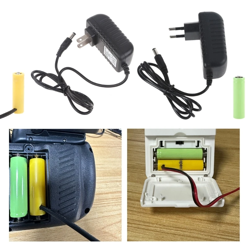 

Universal 3V AA Battery Eliminators Power Cable Replace 2Pcs 1.5V AM3/LR6/AA Battery for Toy Controllers Dropship
