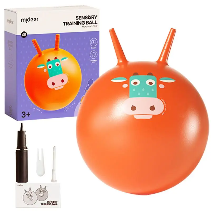 

Hopper Bouncing Ball Kangaroo Bouncer Hop Ball Toy For Children Sensory Training Thickened 40Cm/16in Diameter For Children In