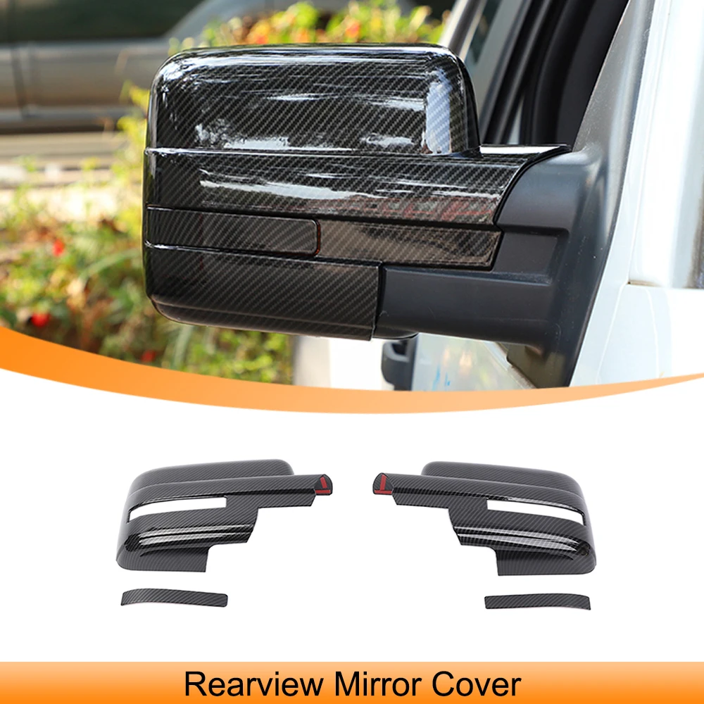 

Rearview Mirror Shell Decoration Cover for Ford F150 Raptor 2009-2012 2013 2014 Rearview Mirror Trim Car Exterior Accessories