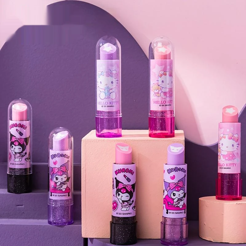 24pcs/box Sanrio Hellokitty Kuromi Lipstick Eraser Cartoon Children's Eraser Without Debris Easy To Clean For Kids Kawaii Gifts
24pcs/box Sanrio Hellokitty Kuromi Lipstick Eraser Cartoon Children's Eraser Without Debris Easy To Clean For Kids Kawaii Gifts