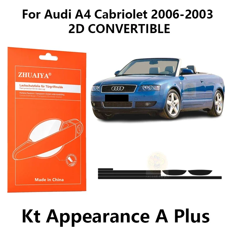 Защитная пленка ZHUAIYA для красок дверной ручки, ТПУ PPF для Audi A4 кабриолета 2006-2003 2D
Защитная пленка ZHUAIYA для красок дверной ручки, ТПУ PPF для Audi A4 кабриолета 2006-2003 2D