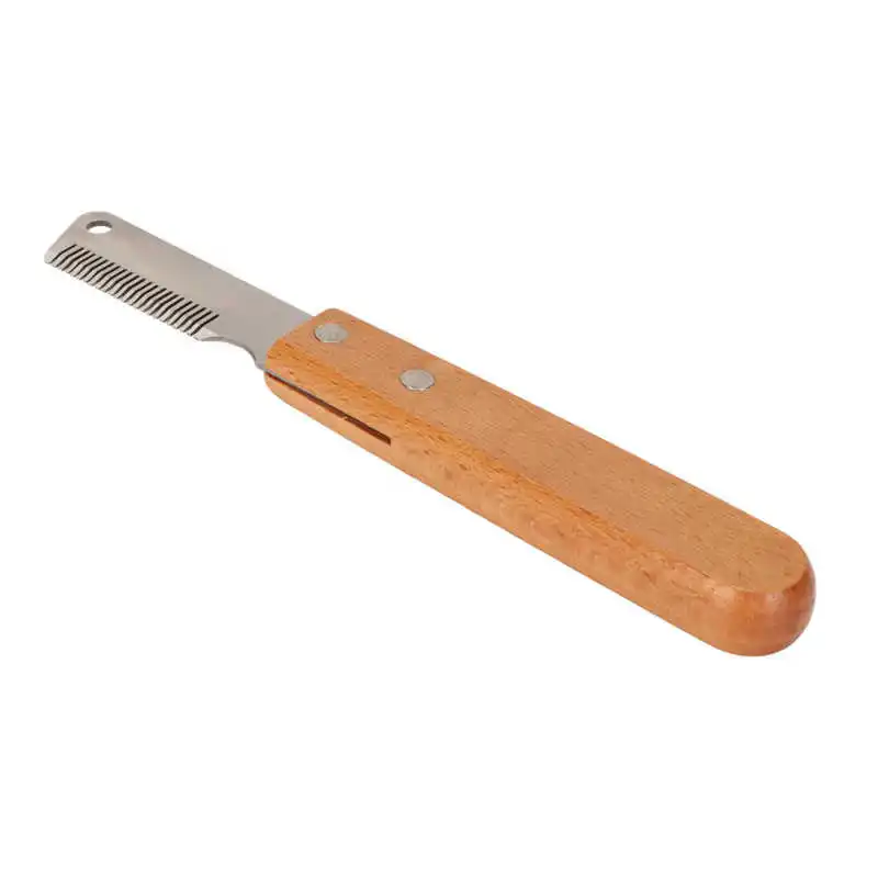 Pet Stripping Comb Stainless Steel Pet Grooming Comb Wood Handle Remove Floating Hair Dog Stripping Knife For Cats Dogs
Pet Stripping Comb Stainless Steel Pet Grooming Comb Wood Handle Remove Floating Hair Dog Stripping Knife For Cats Dogs