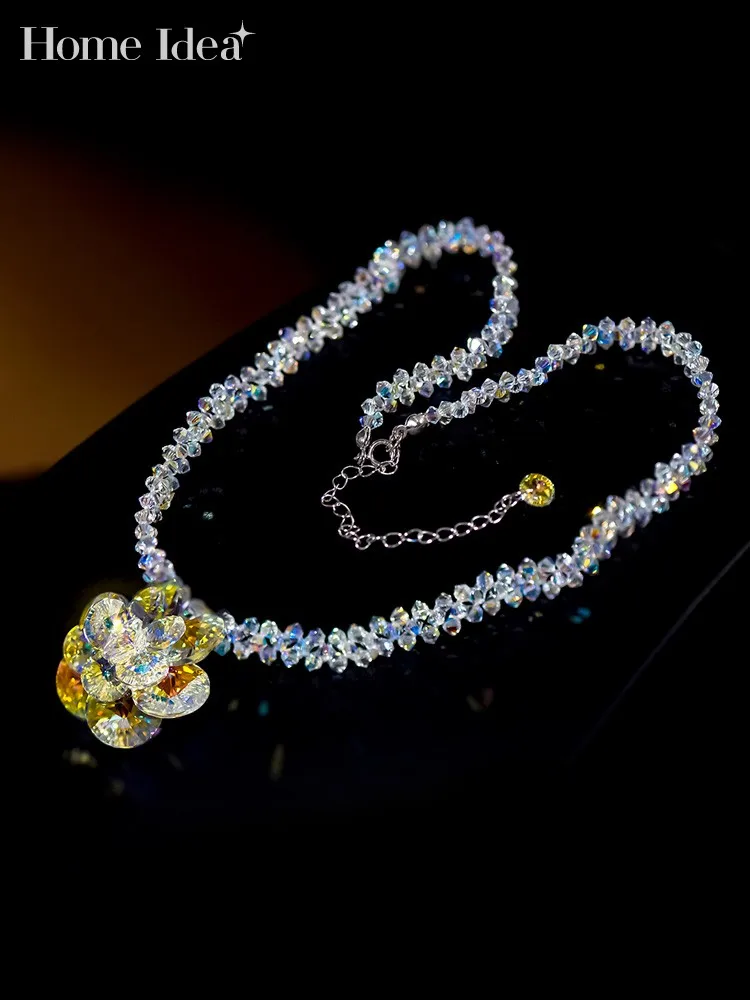 Luxury Women Flower Crystal Chokers Necklaces Party Banquet Fashion Fine Jewelry Gorgeous Necklace
Luxury Women Flower Crystal Chokers Necklaces Party Banquet Fashion Fine Jewelry Gorgeous Necklace