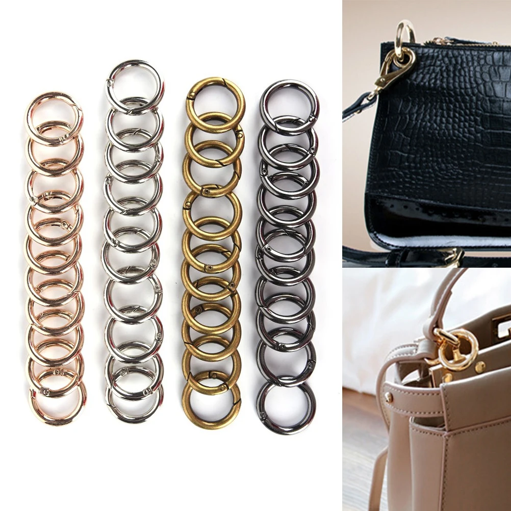 High Quality 10Pcs/lot DIY Rings Hook Bag Quickdraw For Metal Bag Accessories Wholesale
High Quality 10Pcs/lot DIY Rings Hook Bag Quickdraw For Metal Bag Accessories Wholesale