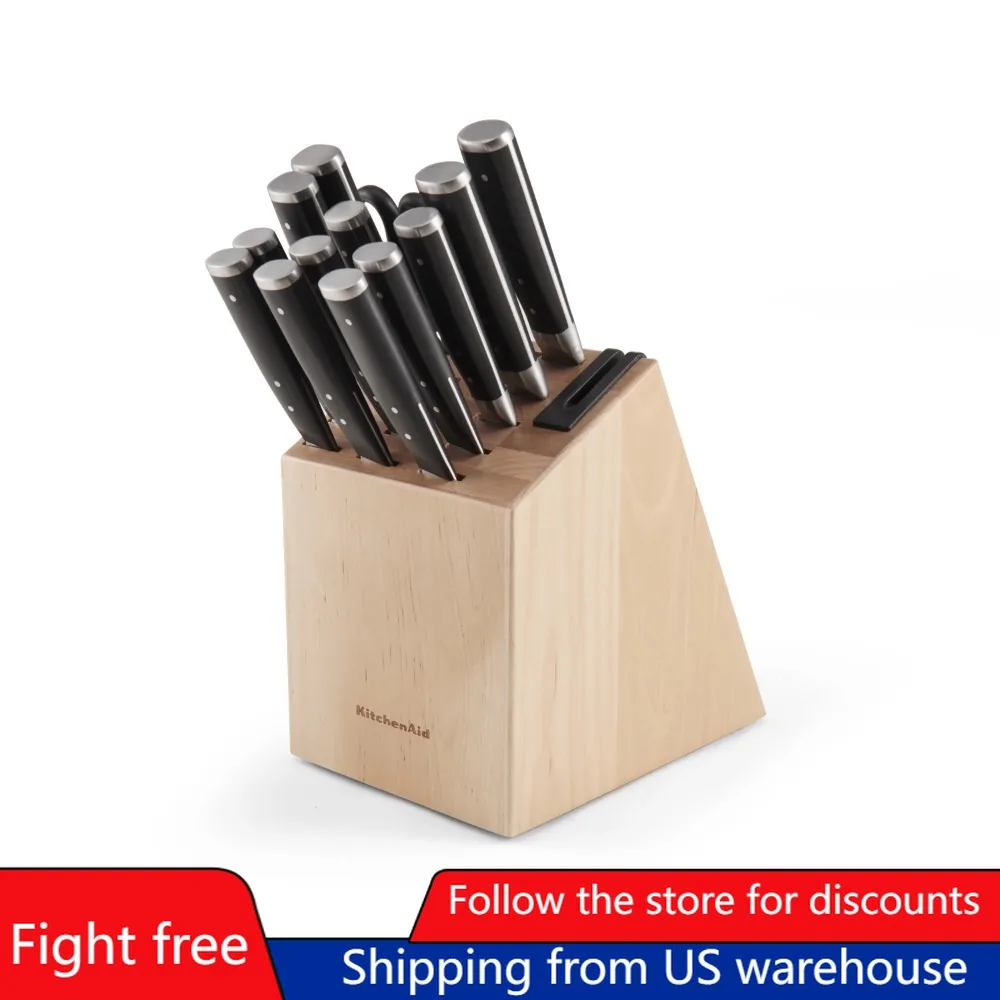 14-Piece Forged Triple-Rivet Knife Block Set With Built-In Sharpener Knife Sets for Kitchen Accessories Natural Freight Free Bar
14-Piece Forged Triple-Rivet Knife Block Set With Built-In Sharpener Knife Sets for Kitchen Accessories Natural Freight Free Bar