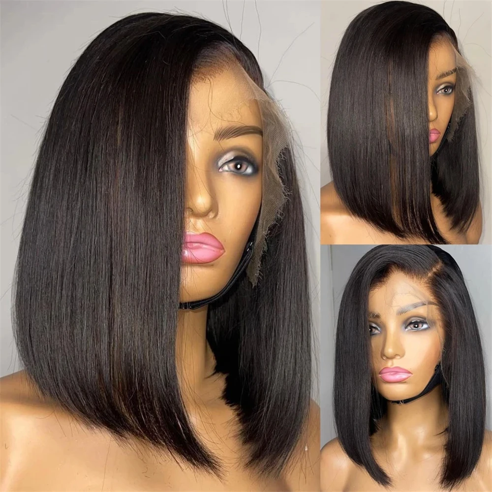 4x4 Straight Bob Wig Lace Front Human Hair Wigs For Women Transparent 13X4 Lace Frontal Wig Brazilian Short Bob Wig Human Hair
4x4 Straight Bob Wig Lace Front Human Hair Wigs For Women Transparent 13X4 Lace Frontal Wig Brazilian Short Bob Wig Human Hair