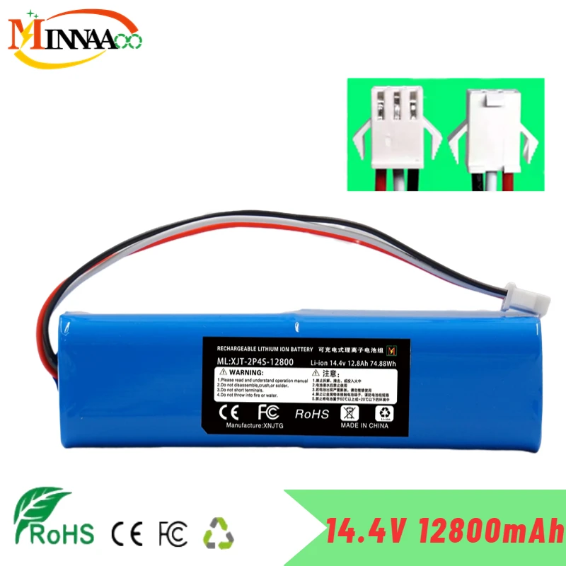 100% New Original For XiaoMiLydsto R1 Rechargeable Li-ion Battery Robot Vacuum Cleaner R1 Battery Pack with Capacity 12800mAh
100% New Original For XiaoMiLydsto R1 Rechargeable Li-ion Battery Robot Vacuum Cleaner R1 Battery Pack with Capacity 12800mAh