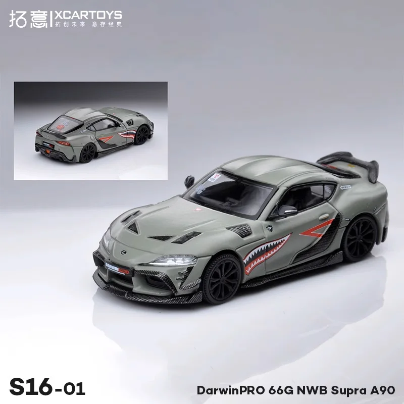 XCarToys POP RACE 1:64 DarwinPRO 66G NWB Supra A90 зеленая литая модель автомобиля
XCarToys POP RACE 1:64 DarwinPRO 66G NWB Supra A90 зеленая литая модель автомобиля