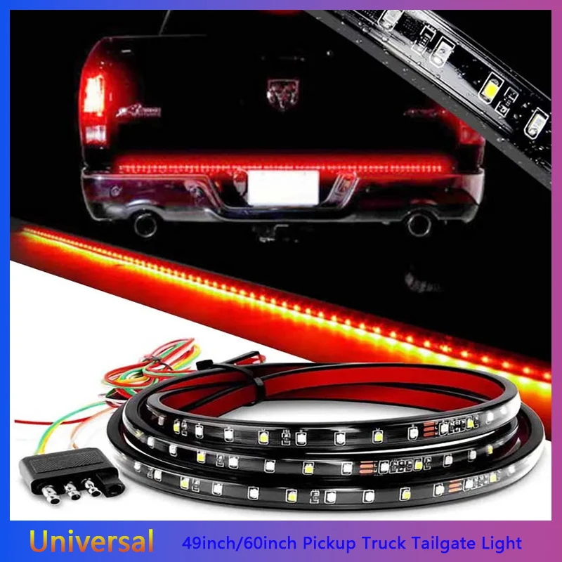 49inch/60inch Pickup Truck Tail Light Strip LED Truck Rear Flashlight Brake Turn Signal Warning Park Tailgate With Running Light
49inch/60inch Pickup Truck Tail Light Strip LED Truck Rear Flashlight Brake Turn Signal Warning Park Tailgate With Running Light