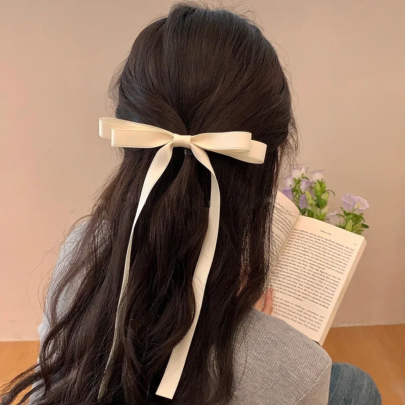 Double Bow Hairpin Long Streamer Sweet Cute Korean Hair Ties Ribbon Bowknot Head Barrettes Headwear Duckbill Clip Headdress
Double Bow Hairpin Long Streamer Sweet Cute Korean Hair Ties Ribbon Bowknot Head Barrettes Headwear Duckbill Clip Headdress