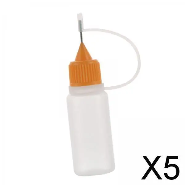 

5X 10x Precision Tip Glue Bottles Applicator for Glue Applications Paper