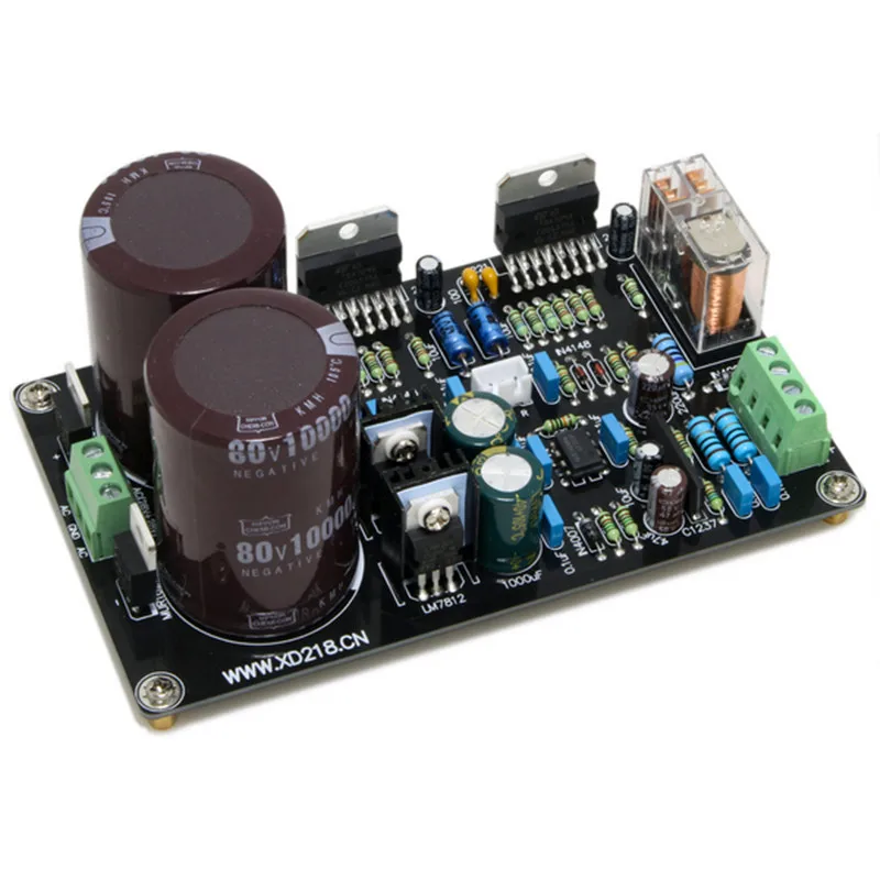 Сборная двухканальная домашняя Плата усилителя мощности TDA7293 Stereo HiFi 2X100W DC Servo 
Сборная двухканальная домашняя Плата усилителя мощности TDA7293 Stereo HiFi 2X100W DC Servo