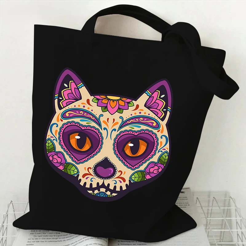 2022 Sugar Skull Mexico Print Canvas Shoulder Bag Casual Fashion Women's Handbags New Solid Color Shopping Bags 2022 Tote Bags
2022 Sugar Skull Mexico Print Canvas Shoulder Bag Casual Fashion Women's Handbags New Solid Color Shopping Bags 2022 Tote Bags