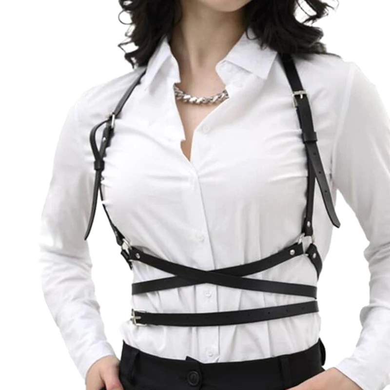 Women's Punk Adjustable Waistband PU Leather Body Corset Belt Costume Accessories
Women's Punk Adjustable Waistband PU Leather Body Corset Belt Costume Accessories