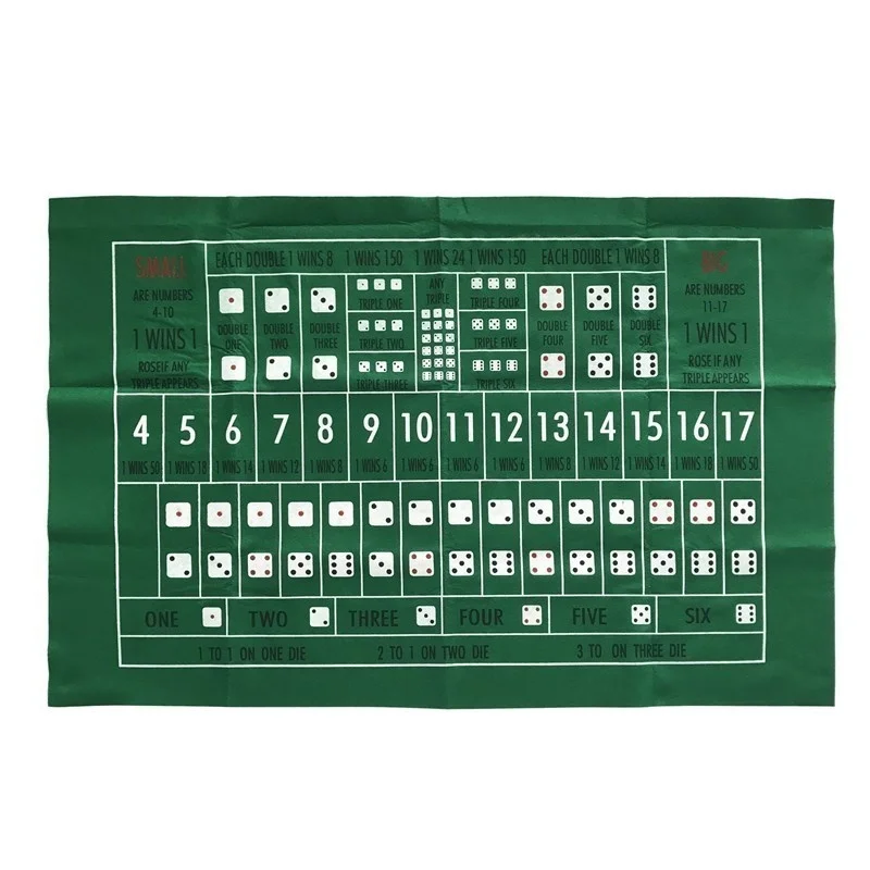 Entertainment 60*90cm Single Side Playing Table Cloth Baccarat Poker Set Texas Hold'em Poker Layouts Tablecloth Felt Felt Board
Entertainment 60*90cm Single Side Playing Table Cloth Baccarat Poker Set Texas Hold'em Poker Layouts Tablecloth Felt Felt Board