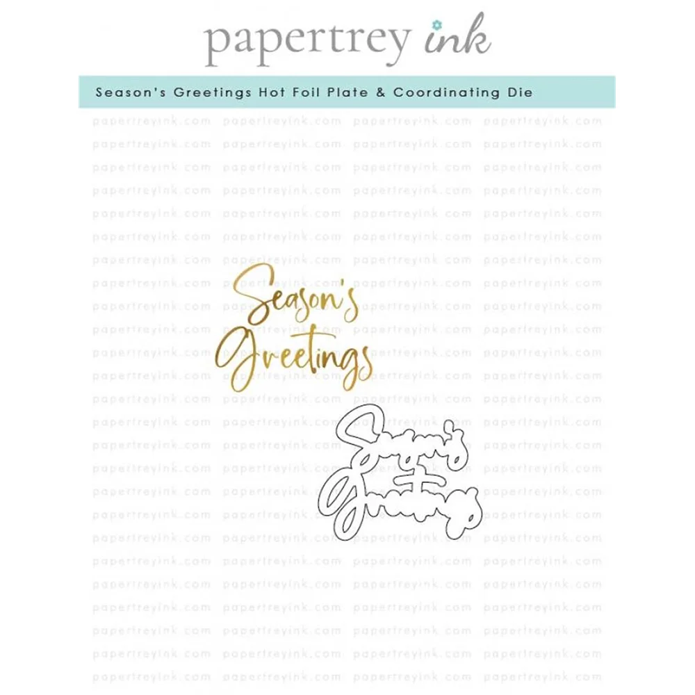 Season's Greetings Hot Foil Plate Solid Hot Foil Plate Scrapbook Diary Decoration Stencil Embossing DIY Greeting Card Handmade
Season's Greetings Hot Foil Plate Solid Hot Foil Plate Scrapbook Diary Decoration Stencil Embossing DIY Greeting Card Handmade