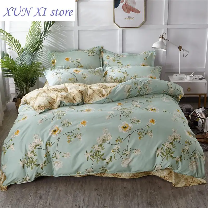 New 4-piece bedding set comforter set Soft and comfortable for be suited to four seasons Suitable for the room dormitory
New 4-piece bedding set comforter set Soft and comfortable for be suited to four seasons Suitable for the room dormitory