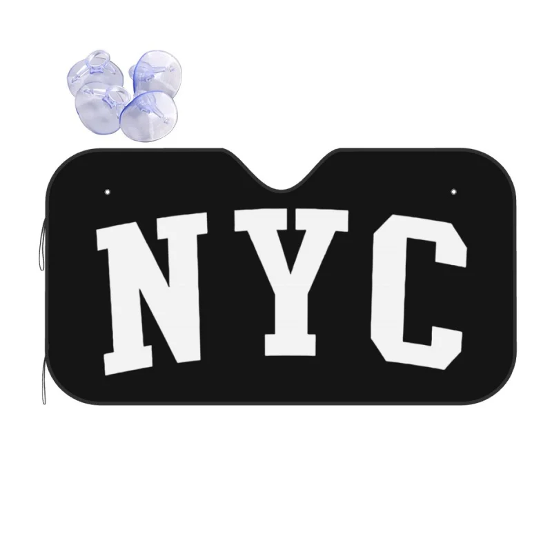 NYC New York Personality Sunshade Windscreen 70x130cm Aluminium Foil Sun Visor Car-covers
NYC New York Personality Sunshade Windscreen 70x130cm Aluminium Foil Sun Visor Car-covers
