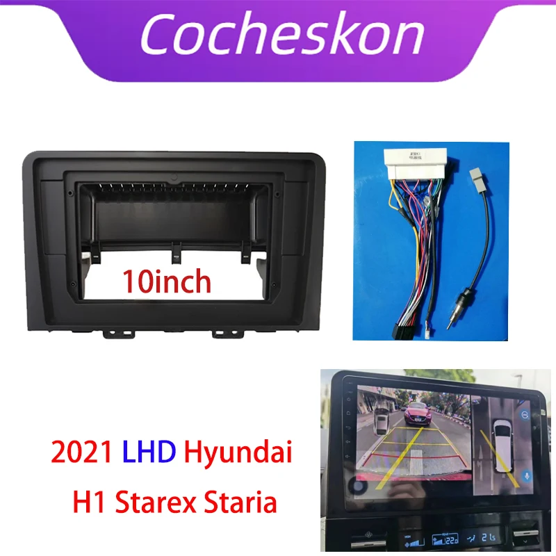 10 дюймовая Автомобильная панель Fascia ДЛЯ Hyundai Staria H1 2021 + комплект аудиоприборной панели устанавливаемая фаза консоль адаптер ободок Starex Staria
10 дюймовая Автомобильная панель Fascia ДЛЯ Hyundai Staria H1 2021 + комплект аудиоприборной панели устанавливаемая фаза консоль адаптер ободок Starex Staria