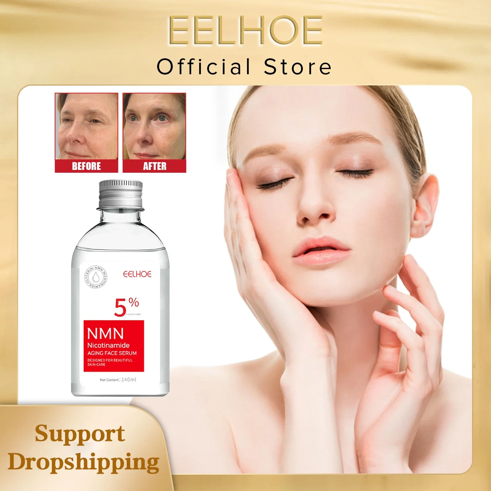 EELHOE Nicotinamide Anti Aging Serum Firming Face Essence Remove Dark Spots Pigment Whitening Brighten Skin Anti Wrinkle Serum
EELHOE Nicotinamide Anti Aging Serum Firming Face Essence Remove Dark Spots Pigment Whitening Brighten Skin Anti Wrinkle Serum