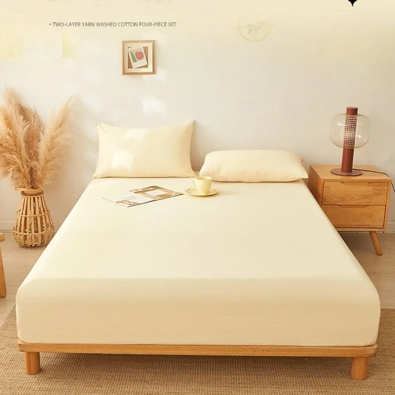 Class A Raw Cotton Fitted Sheet, Bed Cover, Mattress Cover, 0.9m1.5m1.8 Bed Sheet, Dust Proof Fitted Sheet, Bedding Supplies
Class A Raw Cotton Fitted Sheet, Bed Cover, Mattress Cover, 0.9m1.5m1.8 Bed Sheet, Dust Proof Fitted Sheet, Bedding Supplies