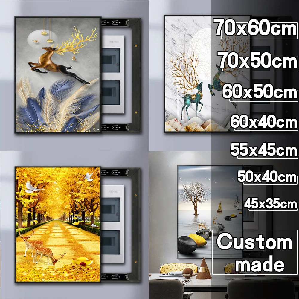 Decorations Paintings of Meter Box Mural Poster Print Room Decor Left And Right Push-Pull Punch-Free Home For Wall Art Pictures
Decorations Paintings of Meter Box Mural Poster Print Room Decor Left And Right Push-Pull Punch-Free Home For Wall Art Pictures