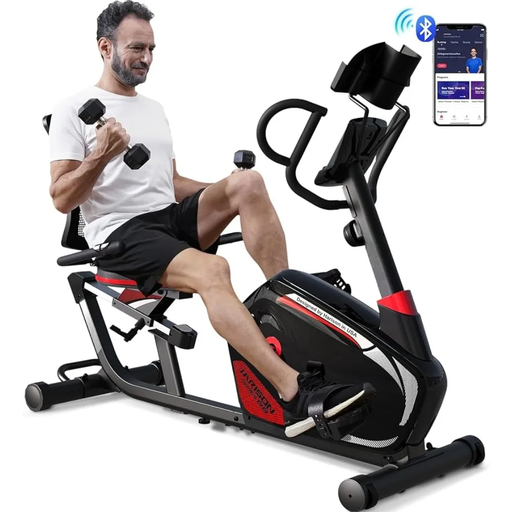 Bluetooth Recumbent Exercise Bike with Arm Exerciser, Recumbent bikes for Adult, Recumbent Exercise bike,400 lbs Capacity
Bluetooth Recumbent Exercise Bike with Arm Exerciser, Recumbent bikes for Adult, Recumbent Exercise bike,400 lbs Capacity