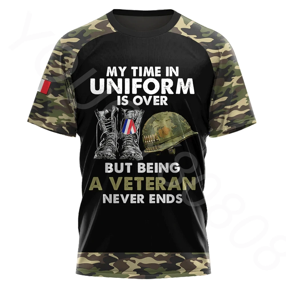 New Summer Crew Neck Summer T-Shirts Harajuku 3D Printing T-Shirts Personalized Name French Veterans Shirts
New Summer Crew Neck Summer T-Shirts Harajuku 3D Printing T-Shirts Personalized Name French Veterans Shirts