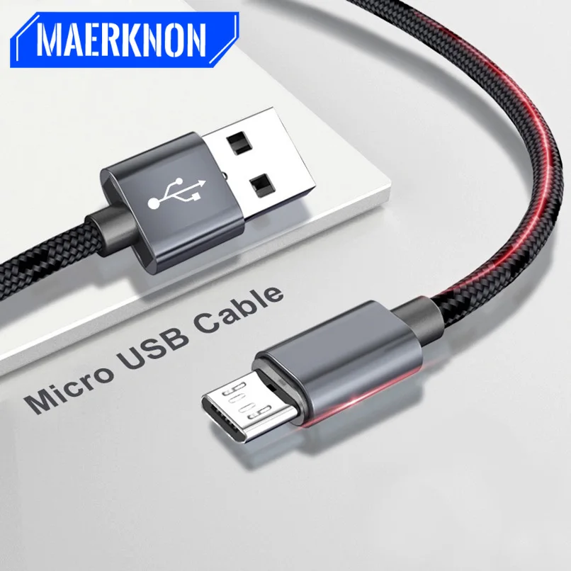 2.4A Micro USB Cable Fast Data Sync Charger Cable For Samsung Xiaomi Huawei Android Microusb Nylon Braided Mobile Phone Cables
2.4A Micro USB Cable Fast Data Sync Charger Cable For Samsung Xiaomi Huawei Android Microusb Nylon Braided Mobile Phone Cables