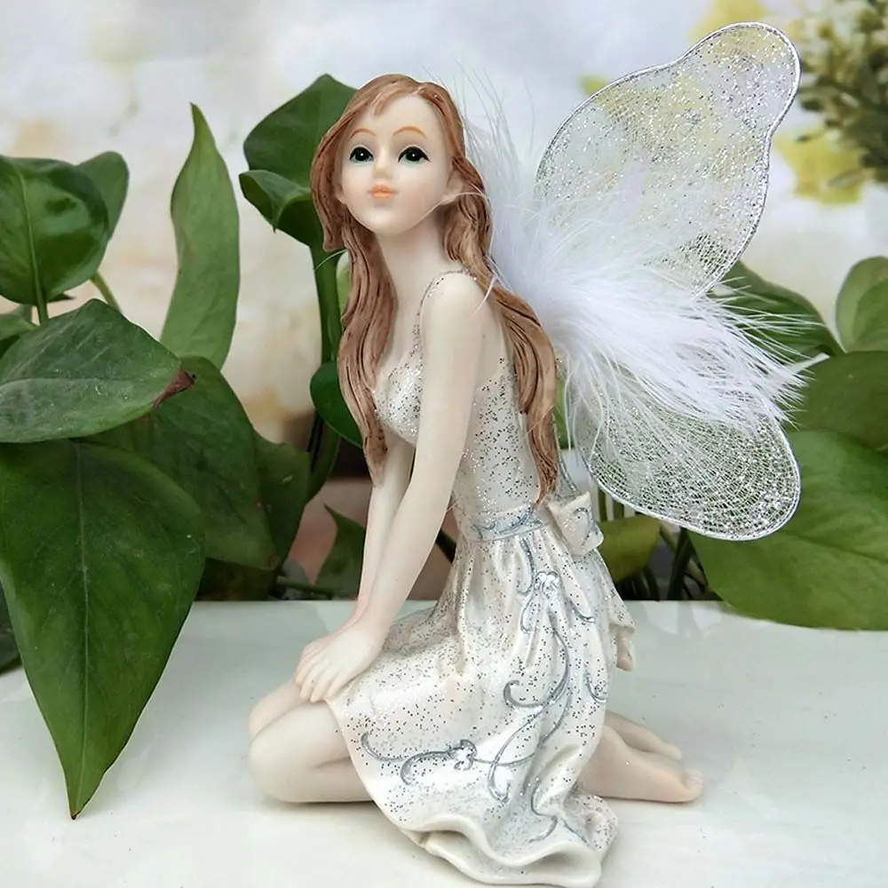Beautiful Girl DIY Resin Garden Wing Crafts Sweet For Birthday Wedding Fairy Angel figurines Car Decor Flower fairy Miniatures
Beautiful Girl DIY Resin Garden Wing Crafts Sweet For Birthday Wedding Fairy Angel figurines Car Decor Flower fairy Miniatures